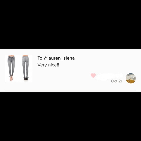 LAST 1❗️CINDY✨MUST HAVE-Gray High Rise Denim Jeans - Picture 2 of 8